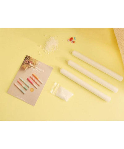 La petite Epicerie DIY Dip Dye Kaarsen - Mint