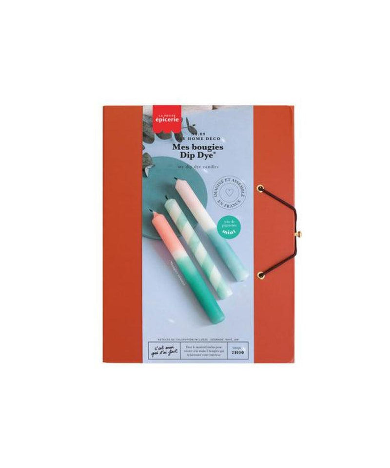 La petite Epicerie DIY Dip Dye Kaarsen - Mint