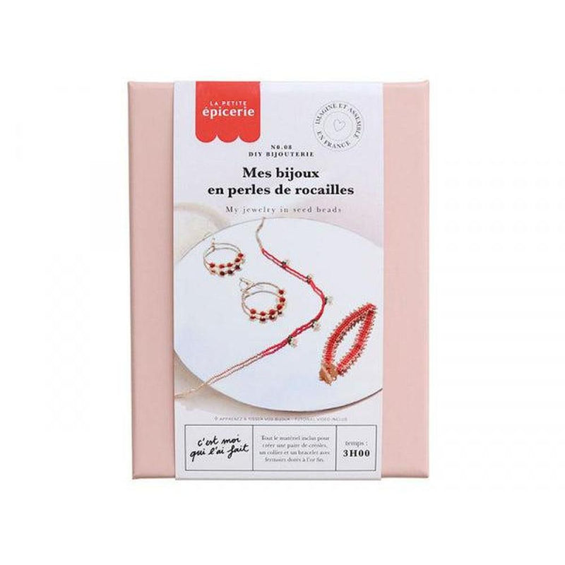 La petite Epicerie DIY Juwelen maken: Zaadkralen - Rood - Studio Play