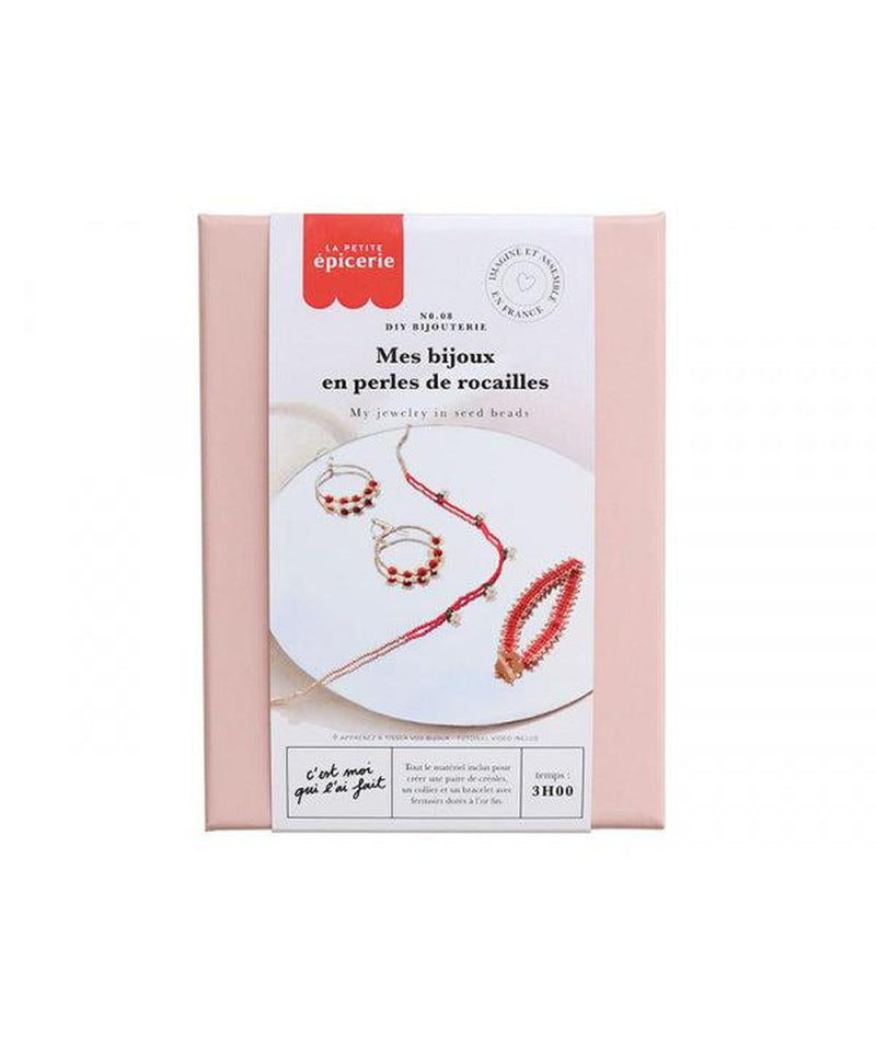 La petite Epicerie DIY Juwelen maken: Zaadkralen - Rood