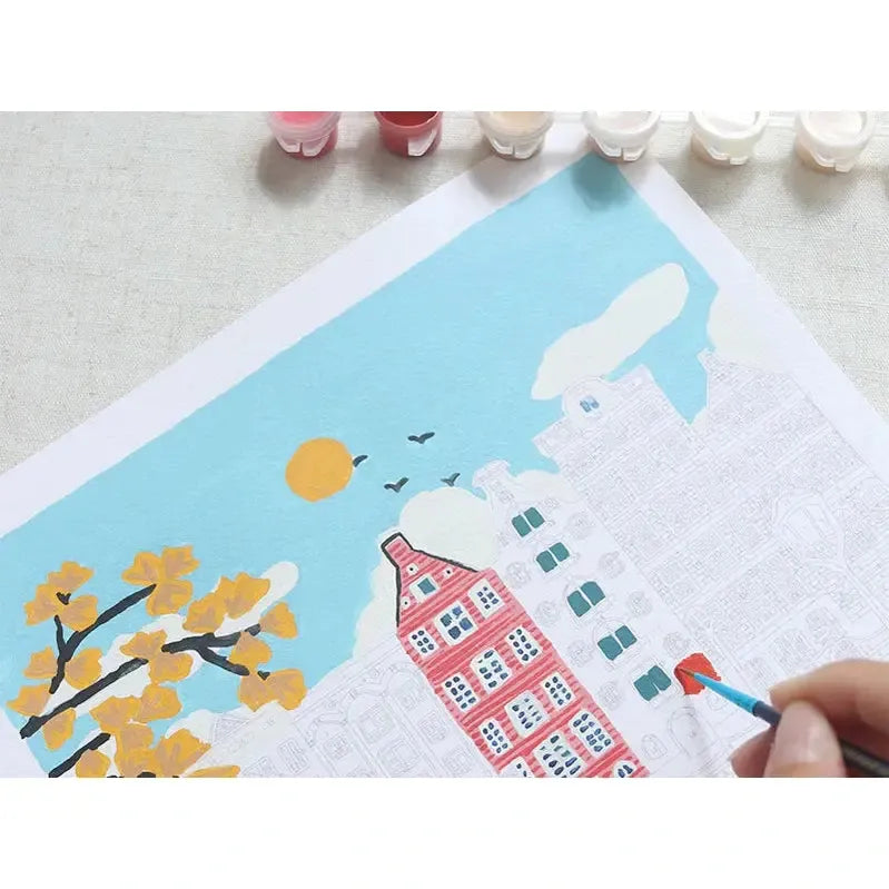 La petite Epicerie Paint By Number Kit - Amsterdam