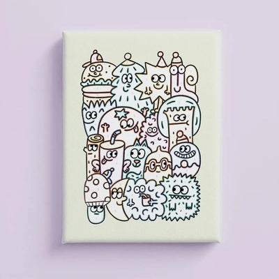 La petite Epicerie Paint By Number Kit - Fun Gang