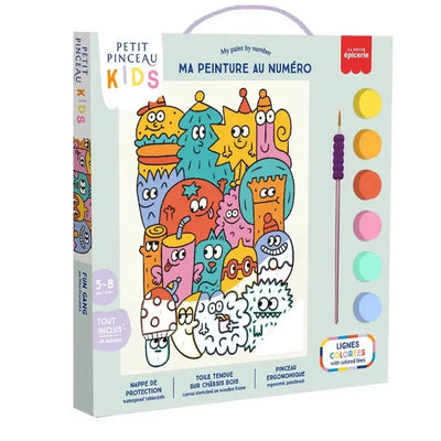 La petite Epicerie Paint By Number Kit - Fun Gang