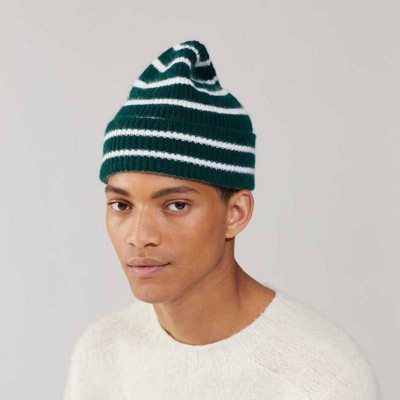 Le Bonnet Beanie Moss Stripe
