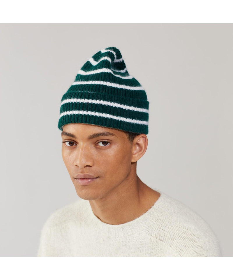 Le Bonnet Beanie Moss Stripe