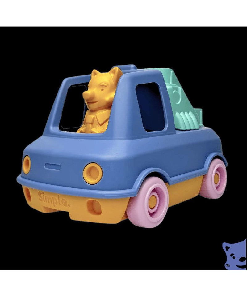 Le Jouet Simple Fire Truck Blue