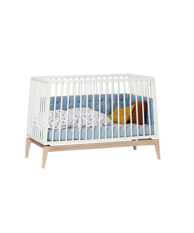 Leander Luna Baby Cot Oak/white 120x60