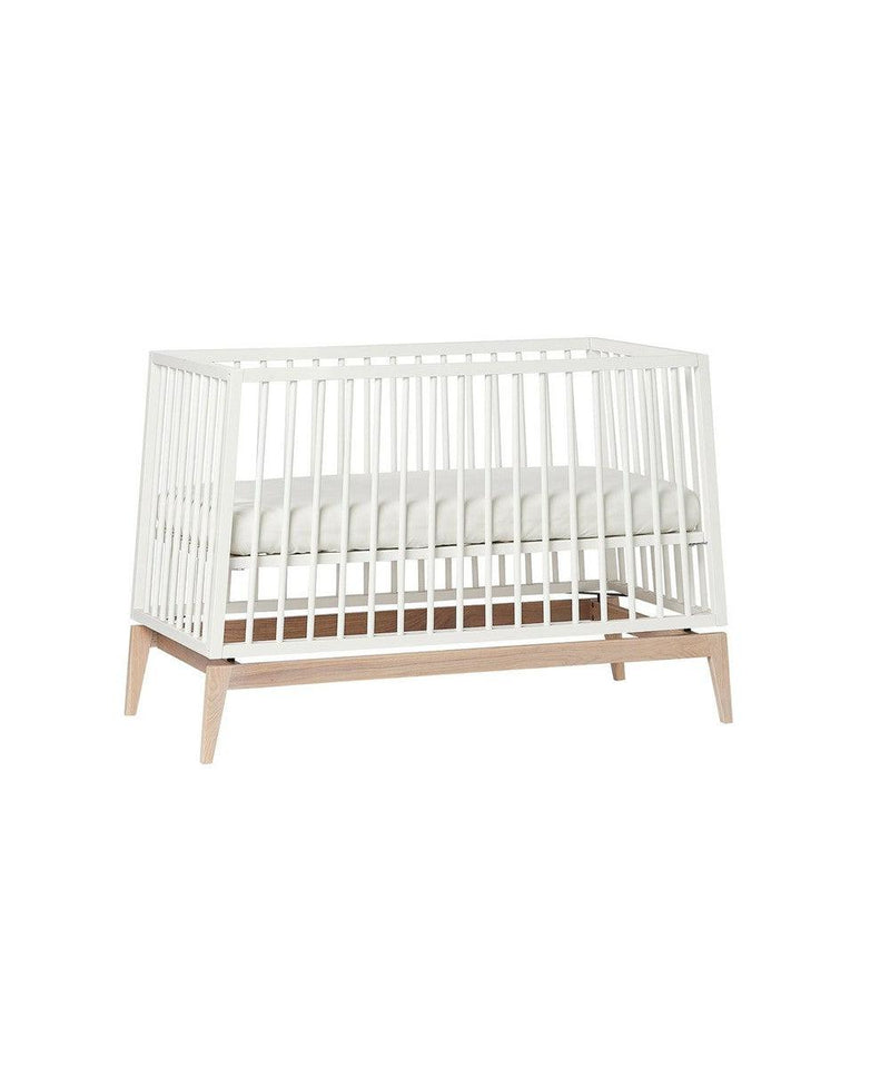 Leander Luna Baby Cot Oak/white 120x60