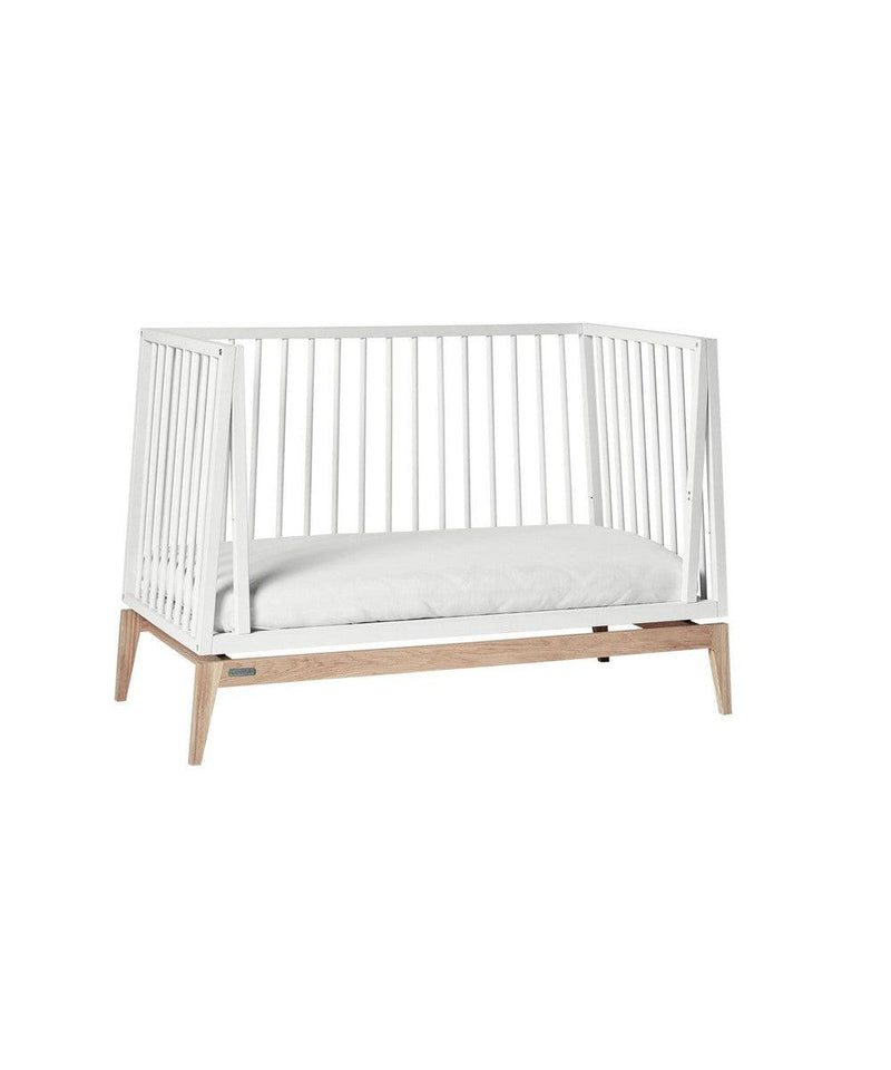 Leander Luna Baby Cot Oak/white 120x60