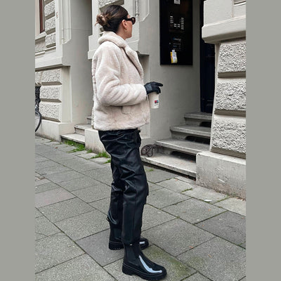 Lemon Jelly Ankle Boots Peachy Black