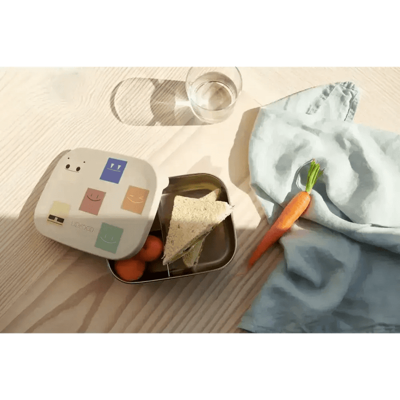 Liewood Arthur Lunchbox Smiley - Sandy - Studio Play