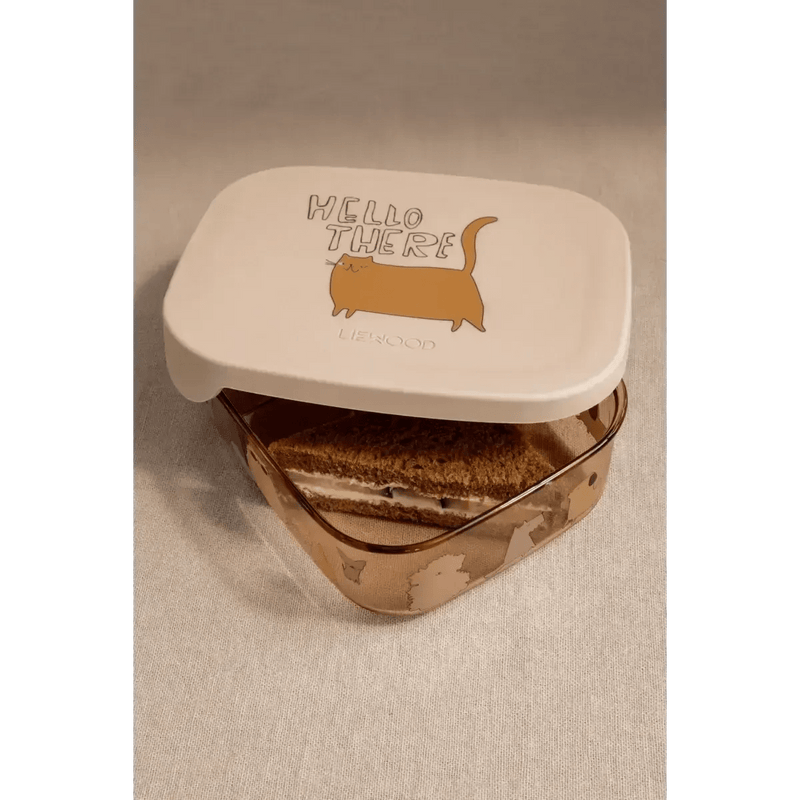 Liewood Arthur Lunchbox Tritan Cats & Dogs - Studio Play