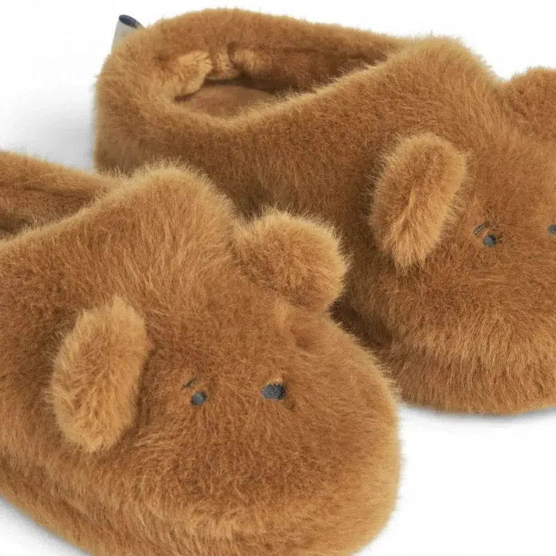 Liewood Aviaja Beer Slippers Golden Caramel - Studio Play
