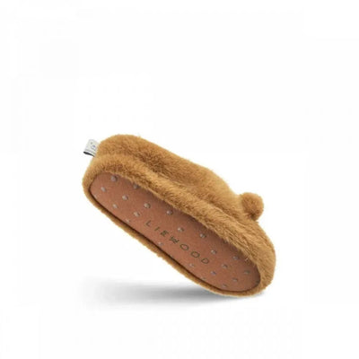 Liewood Aviaja Beer Slippers Golden Caramel - Studio Play
