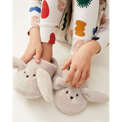 Liewood Aviaja Konijn Slippers Mist - Studio Play