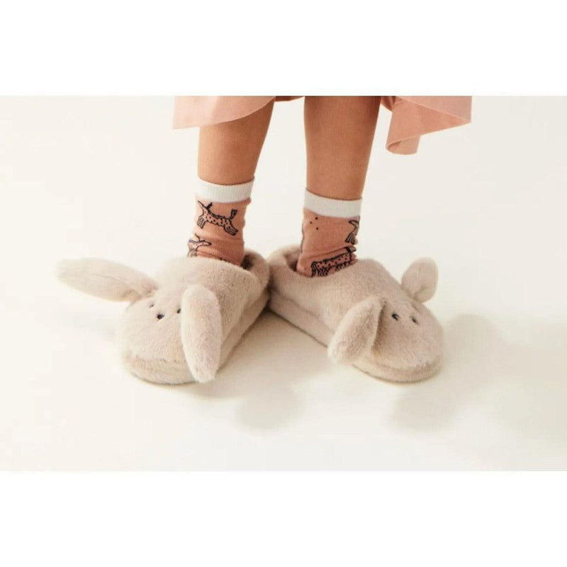 Liewood Aviaja Konijn Slippers Mist - Studio Play