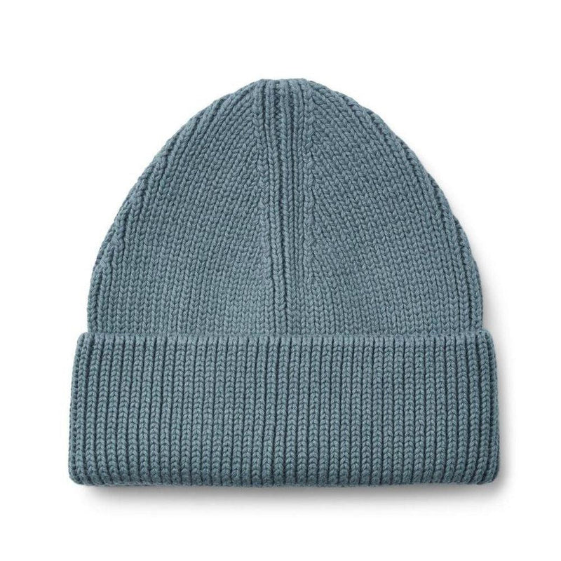 Liewood Baby Ezra Beanie Whale Blue