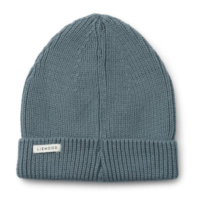 Liewood Baby Ezra Beanie Whale Blue