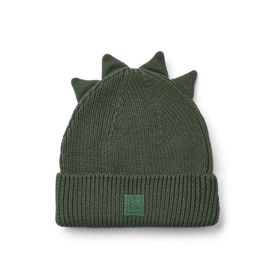 Liewood Baby Gino Dino Beanie Hunter Green - Studio Play