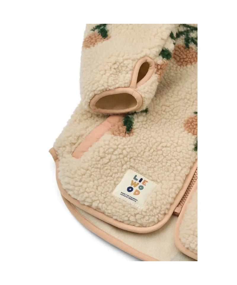 Liewood Baby Nolan Pile Jacket Peach Sea Shell