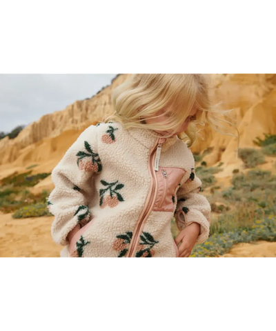 Liewood Baby Nolan Pile Jacket Peach Sea Shell