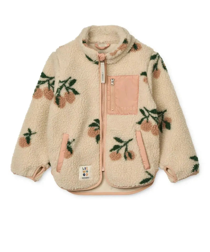 Liewood Baby Nolan Pile Jacket Peach Sea Shell