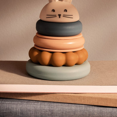 Liewood Donata Silicone Stacking Tower Sandy multi mix