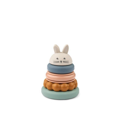Liewood Donata Silicone Stacking Tower Sandy multi mix