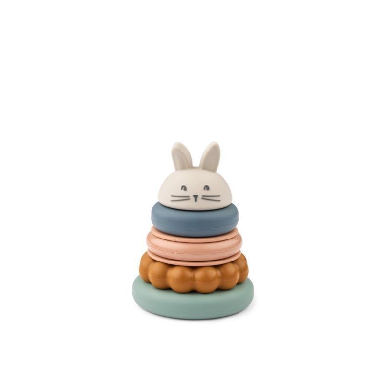Liewood Donata Silicone Stacking Tower Sandy multi mix