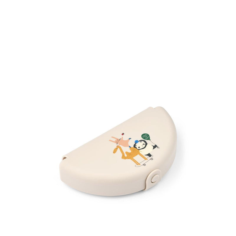 Liewood Eugene Foldable Snack Box Around The World/Sandy
