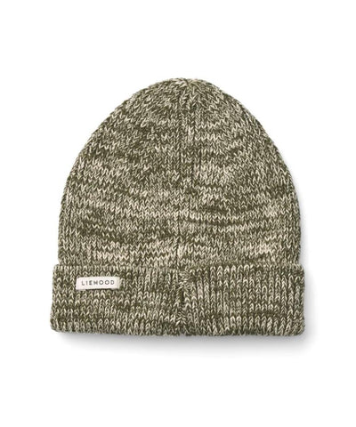 Liewood Ezra Beanie Army Brown/Sandy