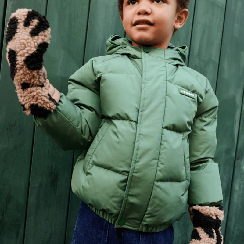Liewood Grethe Pile Gloves Mega Leo Oat Mix