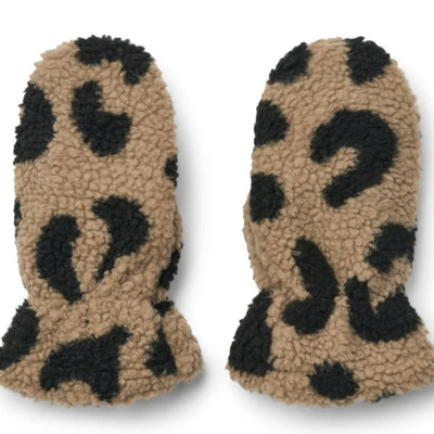 Liewood Grethe Pile Gloves Mega Leo Oat Mix