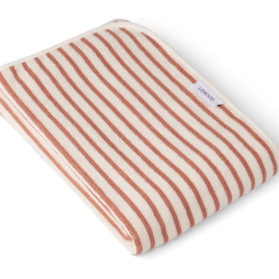 Liewood Hansen Towel Tuscany Rose stripes - Studio Play