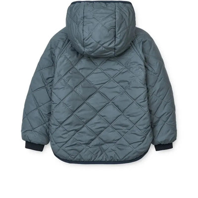 Liewood Jackson Reversible Jacket Whale Blue Multi - Studio Play