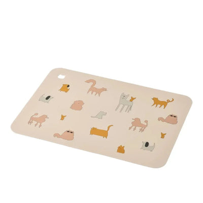 Liewood Jude Placemat Cats and Dogs/Sandy - Studio Play