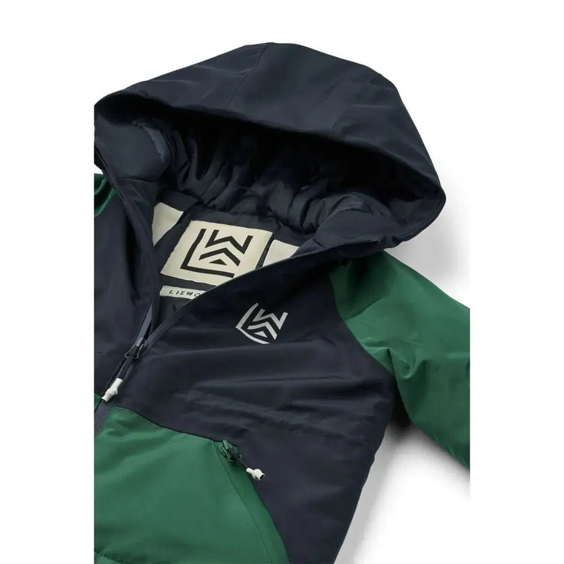 Liewood Kalle Jacket Navy Garden Green