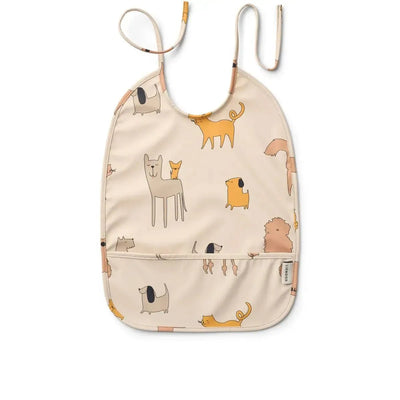Liewood Lai Bib Cats & Dogs - Studio Play