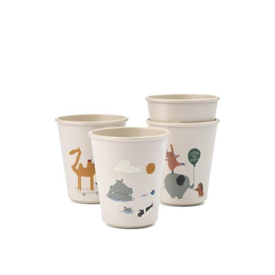 Liewood Lana Cup 4-pack Around The World/Sandy