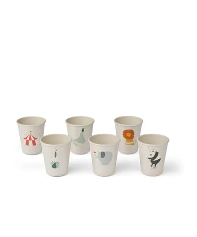 Liewood Lana Cup 6-pack Circus/Sandy