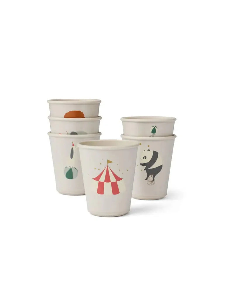 Liewood Lana Cup 6-pack Circus/Sandy