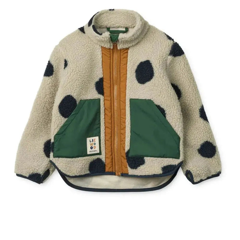 Liewood Noam Jacket Spot Dots Mist - Studio Play