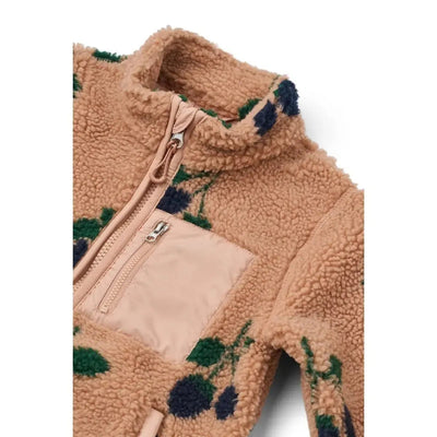 Liewood Nolan Pile Jacket Berry Pale Tuscany - Studio Play
