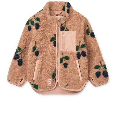 Liewood Nolan Pile Jacket Berry Pale Tuscany - Studio Play