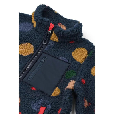 Liewood Nolan Pile Jacket Universe Classic navy - Studio Play