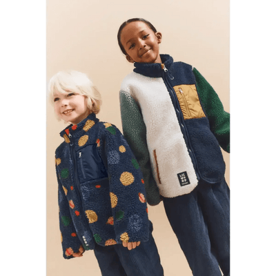 Liewood Nolan Pile Jacket Universe Classic navy - Studio Play