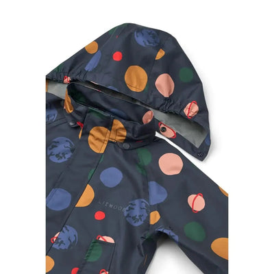 Liewood Pedia Rainwear Set Universe Classic navy - Studio Play