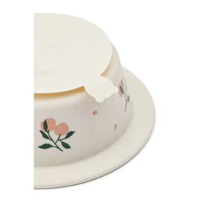 Liewood Peony Printed Suction BowlPeach/Sea Shell - Studio Play