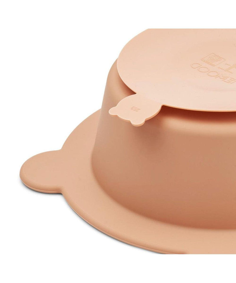 Liewood Peony Suction Bowl Tuscany Rode/ Apple Blossom Set of 2