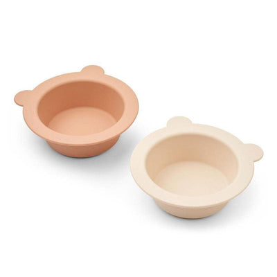 Liewood Peony Suction Bowl Tuscany Rode/ Apple Blossom Set of 2 - Studio Play